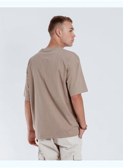 اشتري Khaki Basic Oversized Tee في مصر