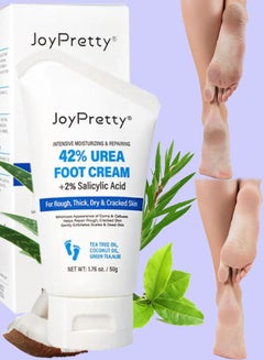 Buy 50g Urea Foot Cream 42% Urea Cream with 2% Salicylic Acid Urea Cream for Rough Thick dry and Cracked Skin Moisturizing Repairing Callus Remover Hand and Foot Cream Lotion in UAE
