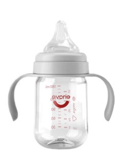 اشتري Anti-Colic, BPA-Free Tritan Wide Neck Baby Feeding Bottle With Handle 160 ML, 6M+ في السعودية