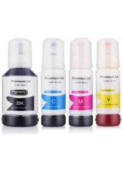 Buy Ink set 101 for Epson for EcoTank 4-Pack Black Cyan Magenta Yellow for L4150 L4160 L6160 L6170 L6176 L6190 L14150 Printer in UAE