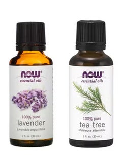 Buy Pure lavender essential oil 30ml with pure tea tree essential oil 30ml in Saudi Arabia