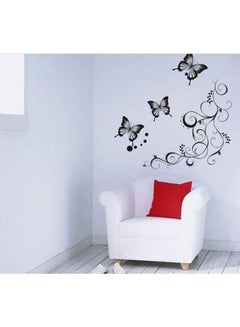 Buy Classic Butterfly Flower Home Wedding Decoration Wall Stickers For Living Room Christmas Decor Sticker Mural Art Sp080 in Egypt