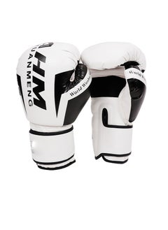 Buy Boxing Gloves - 6oz 8oz 10oz 12oz - Vegan Leather Gloves for Training Sparring with Waterproof Lining - Breathable Mesh - Hand Protection in Saudi Arabia