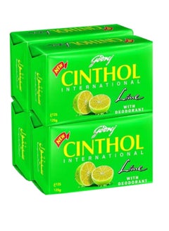 Buy Bath Soap Lime With Deodorant 125 Pack of 4 in Saudi Arabia