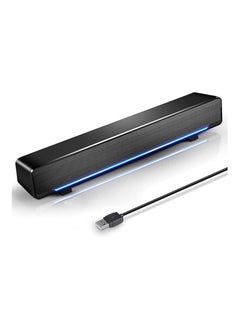 Buy Computer PC Soundbar Dolby Surround Sound Bars Speakers 3.5mm Input Stereo Surrounding Deep Bass Sound Wired USB Powered Laptop Desktop Monitor Speakers for PC Cellphones Computer Speakers in Saudi Arabia