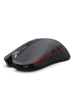 اشتري T30 2.4GHz Optical Wireless Mouse Rechargeable Silent Gaming Mouse 3600DPI Ergonomic Mice LED Backlit for PC Laptop في السعودية
