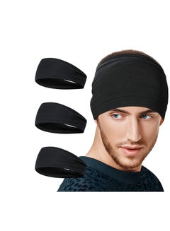 Buy Headbands for Men Women Sweat Band & Mens Headband Mesh Design Non Slip Stretchy Moisture Wicking Breathable Workout Sweatbands for Running, Cycling, Gym, Yoga in UAE