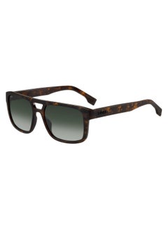 Buy Men's UV Protection Rectangular Shape  Sunglasses BOSS 1648/S GREEN 44 - Lens Size: 43.9 Mm - Hvn in UAE