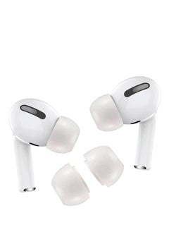 اشتري Two pairs of white silicone earbuds في مصر