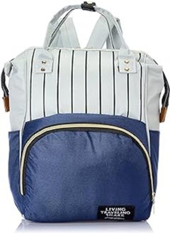 Buy Living Travelling Share Baby Diaper for Unisex Backpack-Navy&Gray in Egypt