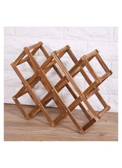 Buy Wooden Wine Rack 10 Bottle Holder in UAE