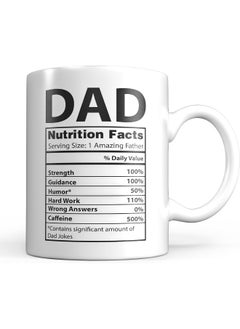 Buy Dad Ingredients - Gifts For Dad From Daughter Or Son - Fathers Day Mug by Spoil Your Wall in UAE