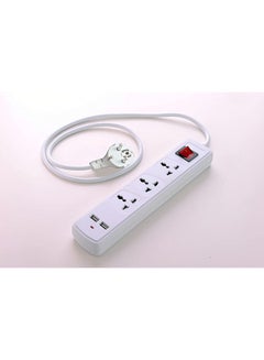 Buy 3 Socket And 2 USB Extension Power Cord in Egypt