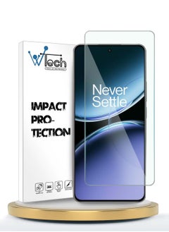 Buy OnePlus Nord 4 5G 2024 WTech Premium Series Curved Edges 9H 2.5D Tempered Glass Screen Protector - Clear in UAE