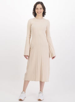 Buy Ribbed Knitted Dress in UAE