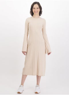 Buy Ribbed Knitted Dress in UAE