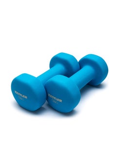 Buy Neoprene Dumbbells of 6Kg (13.2LB) Includes 2 Dumbbells of 3Kg (6.6LB)  | Material : Iron with Neoprene coat | Exercise and Fitness Weights for Women and Men at Home | Gym in UAE