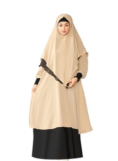 Buy Edna material is crepe in chiffon, crepe in chiffon, it consists of 4 pieces, a niqab, a veil, a ribbon, and an abaya. The size can be worn up to 90 kilos for women. in Egypt