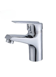 Buy Single lever water saving basin faucet, hot and cold water in Saudi Arabia