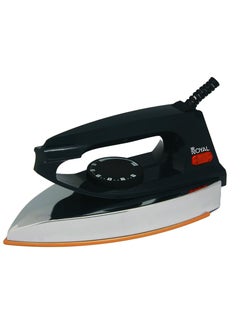 Buy Dry Iron Light Weight RA-LWI1363 | 1000~1200W with BS Plug | Plastic Handle | Ceramic Coated Soleplate (Black) in Saudi Arabia