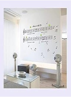 اشتري DIY Removable Wall Stickers For Living roomHome Decor - The liner notes في مصر