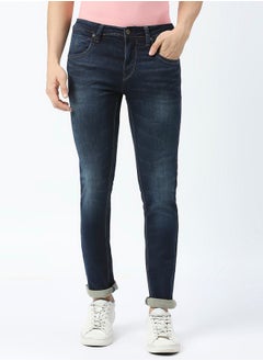 اشتري Mid Rise Low Fade Jeans with Button Closure في السعودية