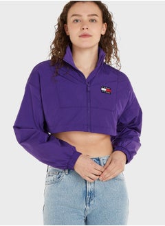 Buy Zip Through Crop Jacket in UAE