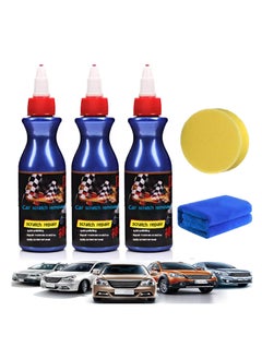 اشتري Scratch Repair Wax for Car, Car Scratch Remover Kit, Professional Car Paint Scratch Repair Agent, Car Resurfacing Polisher Scratch Repair Paste Vehicle Paint Care, Scratch Repair and Renew (3bottles) في الامارات