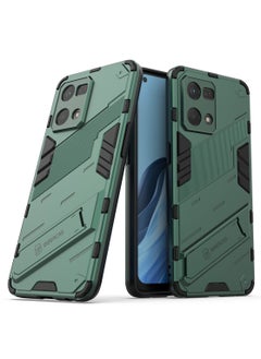 Buy GOLDEN MASK Compatible With Oppo Reno7 4G/F21 Pro Punk Case Anti Protection (Green) in Egypt