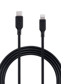 Buy Momax Zero USB-C to Lightning 2m - Black in Saudi Arabia