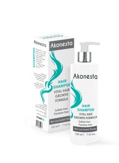 Buy AKONESTA Hair Shampoo Vital Hair Growth Formula 220 ml in Egypt