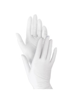 Buy Home Pro Latex Gloves Medium Size 100Pcs in UAE