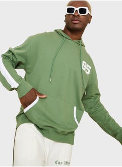 Buy Contrast Side Hoodie in Saudi Arabia