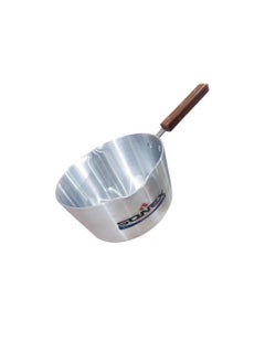 Buy Sonex Milk Pan Premium Metal Finish Milk Pan for Precise Heating, Durable Design, Wooden Heat Resistant Handle, Food Grade, High Quality Metal Finish Durable Long Lasting Construction, Metal Finish in UAE