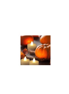 Buy 4-piece flameless candle set with battery in Egypt