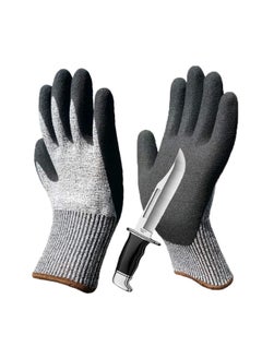 Buy Gardening Gloves, 1 Pairs Grip Cut Resistant Gardening Gloves, Gardening Gloves for Men, Lightweight Gloves for Men Yard Work, Level 5 Protection, for Outdoor DIY Garden Fishing Car Multipurpose in Saudi Arabia