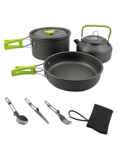 Buy 6-Piece Portable Outdoor Cookware and Dinnerware Set in UAE