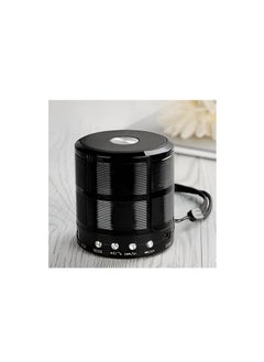 Buy Mini Portable Music Speaker (WS-887) - Wireless Bluetooth Connection (5W) (Black) in Egypt