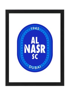 اشتري Al-Nasr SC, UAE Pro League , Soccer Gift , Poster with Frame 30x40cm في الامارات