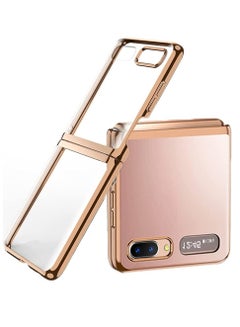 Buy Compatible with for Samsung Galaxy Z Flip 5G 2020 Case, Shockproof and Anti-Scratch Slim Thin Hard PC Bumper Protective Transparent Phone Case for Samsung Galaxy Z Flip in Saudi Arabia