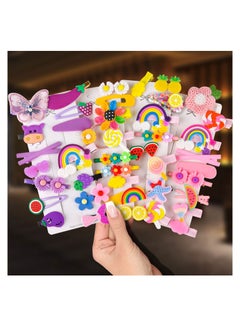 Buy Baby Hair Clips, Hair Pin, Barrettes for Girls, Toddler Girls Hair Accessories, Kids Hair Clips for Styling, Flower Rainbow Candy Fruits Butterfly Cute Hair Clips for Girls 42 Pieces in Saudi Arabia