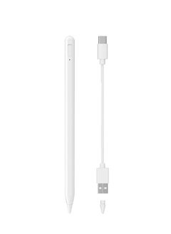 اشتري Fast Charge Touch Switch Bluetooth Function Anti-false Touch Capacitive Pen for iPad 2018 or Later Stylus Suitable for iPad (White) في الامارات