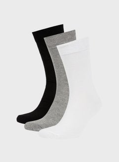 Buy 3 Pack Assorted Ankle Socks in UAE