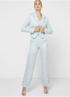 Buy Cropped Tweed Blazer Set in UAE