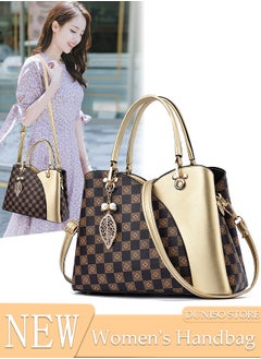 Buy Women's Fashion Handbag Faux Leather Crossbody Bag For Women Large Capacity Tote Bags Top Handle Satchel Fashionable Travel Shoulder Bag For Ladies in Saudi Arabia