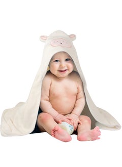 Buy Soft Bath Towel for Bathtub for Newborn,Microfiber Hooded Baby Towel Ultra Soft and Super Absorbent Bath Towel for Newborn, Infant,Toddler Girls and Boys 35in 35in in Saudi Arabia