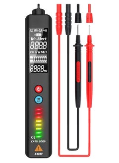 اشتري Test Pencil, Eacam Dual Mode Smart Detector Non -Contact AC Voltage Detector NCV Multimeter Electric Test Pencil Portable r Pen with Sound and Light Alarm and LED Flashlight في السعودية