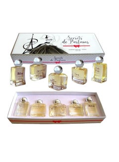 Buy Charrier Parfums Secrets de Parfums 5 Mini Eau de Parfum Gift Set 50ml in UAE