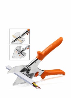 Buy Miter Shear, Multi Angle Miter Shear Cutter Cutting Tool Cuts 45 to 135 Degree Miter Snips Cutting Tool, Best Utility Scissors for Small Miter Jobs and DIY Projects in UAE