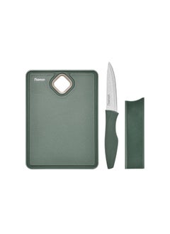 Buy Set Of Knife With Small Cutting Board Chef'S Gadgets Chefs Gadgets in UAE